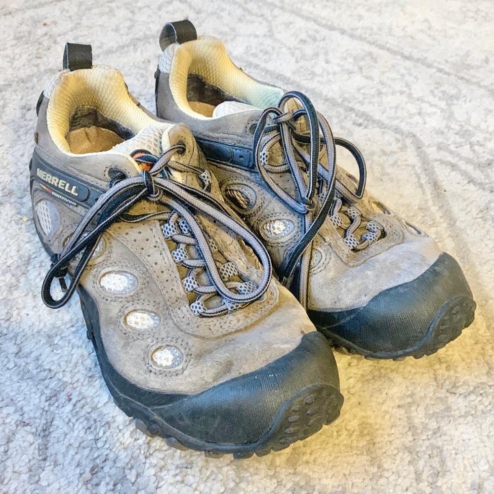 Merrell Continuum Gray Hiking Tennis Shoes